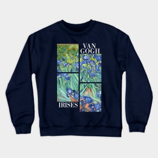 Van Gogh Irises Stylised Crewneck Sweatshirt